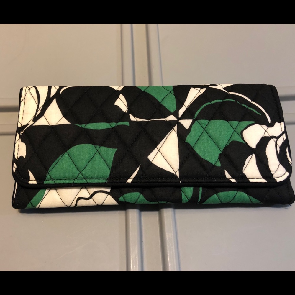 Vera Bradley Trifold Wallet- Imperial Rose